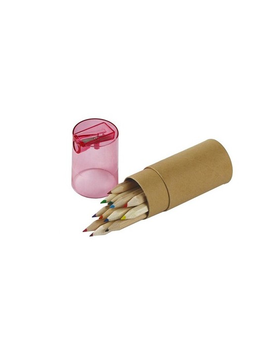 Tube cartonné de 12 crayons | Nate