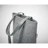 Sac shopping  en feutre RPET personnalisé - TASLO Matières : PET recyclé Couleurs : gris cadeau collaborateur premium
