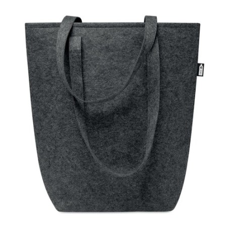 Sac shopping  en feutre RPET personnalisé - TASLO Matières : PET recyclé Couleurs : pierre goodies publicitaire événementiel