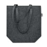 Sac shopping  en feutre RPET personnalisé - TASLO Matières : PET recyclé Couleurs : pierre marquage laser ultra précis