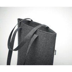 Sac shopping  en feutre RPET personnalisé - TASLO Matières : PET recyclé Couleurs : pierre objet promotionnel éco-responsable