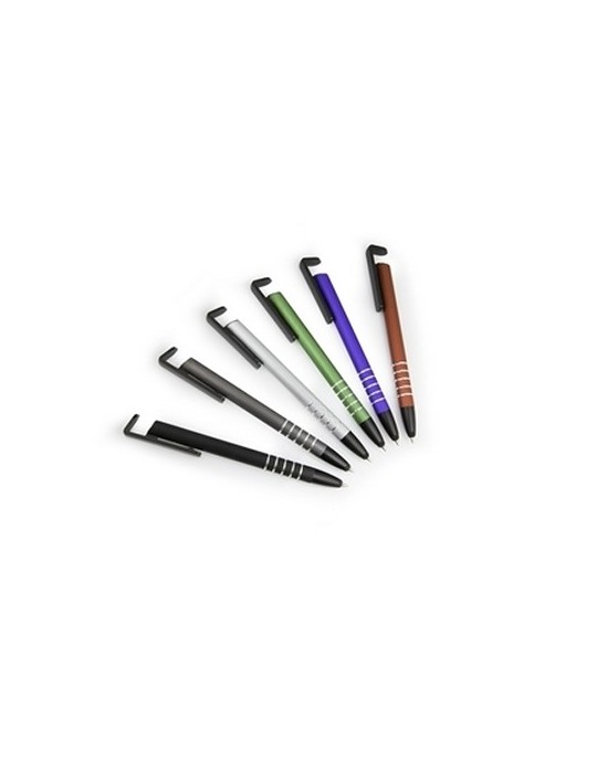 Stylo bille, stylet tactile, support de téléphone | Erran