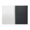 Carnet A5 Éco-responsable à Spirales en RPET ANOTATE Matières : papier recyclé Couleurs : noir personnalisation rapide en France