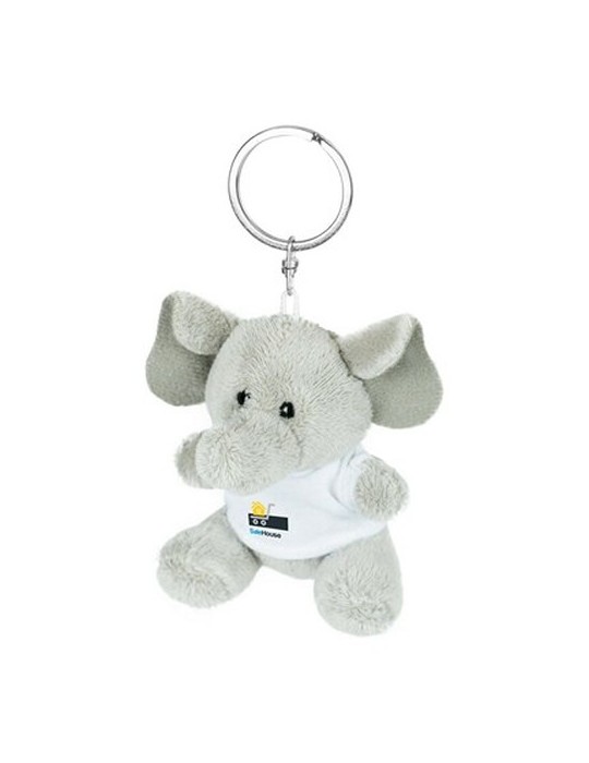 Éléphant en peluche, porte-clés | Hugo