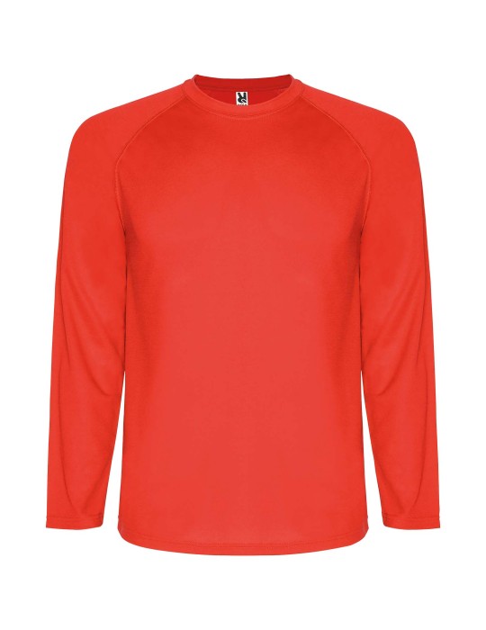 T-shirt de sport de 150 g/m² Montecarlo à manches longues pour hommes