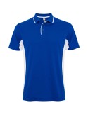 Polo de sport bicolore unisexe, textile publicitaire | Montmelo