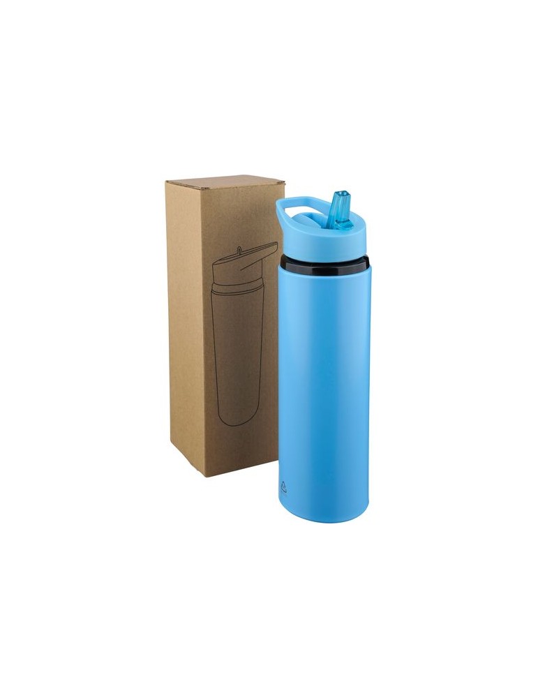 Gourde de 500 ml en acier inoxydable recyclé Zeno
