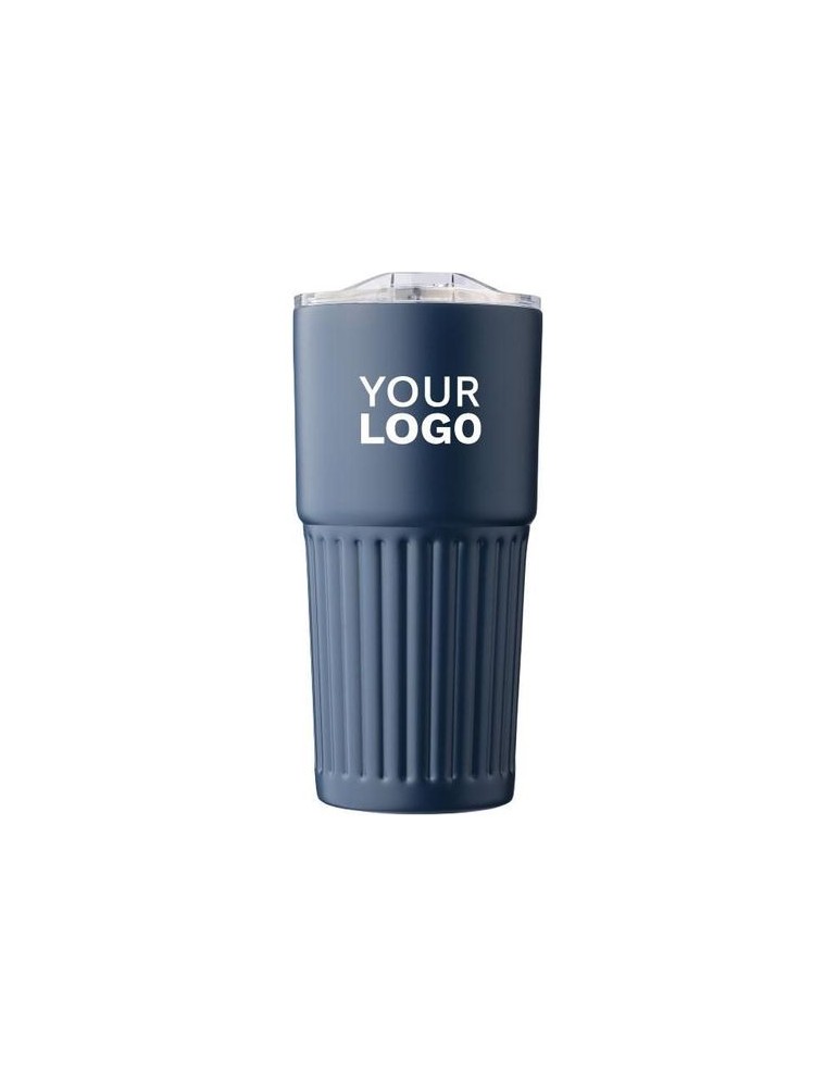 Mug double paroi en acier inoxydable recyclé de 500 ml Kael