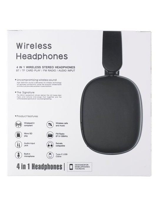 Casque audio en ABS publicitaire Janice