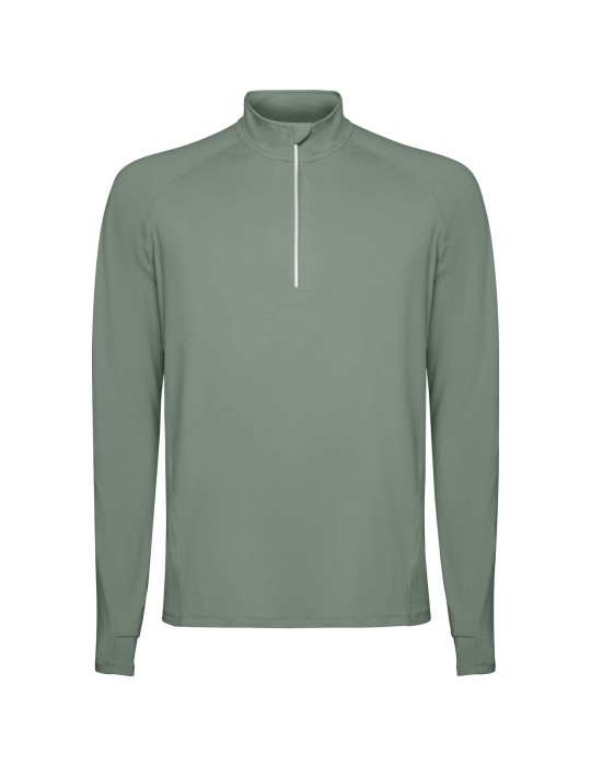 Sweatshirt de 200 g/m² Estambul à manches longues et col demi-zip…