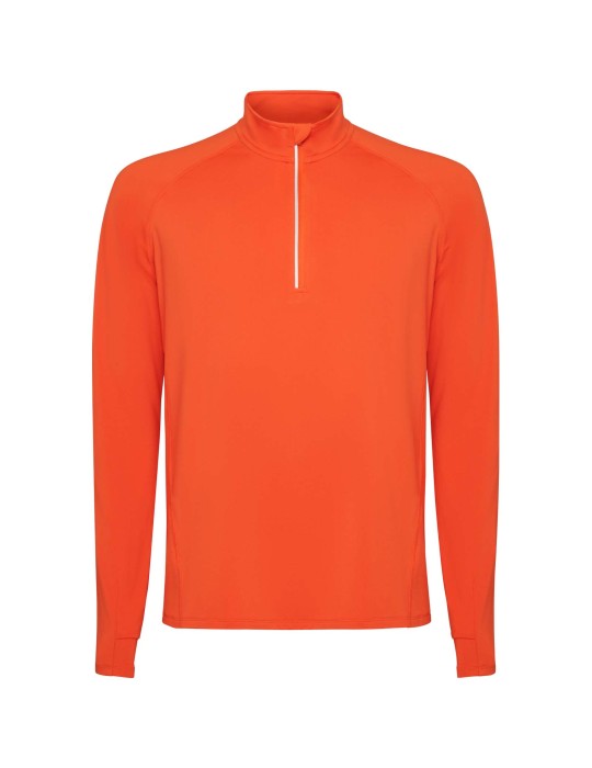 Sweatshirt de 200 g/m² Estambul à manches longues et col demi-zip…