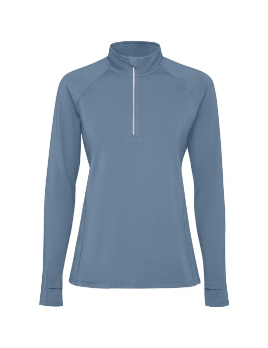 Sweatshirt de 200 g/m² Estambul à manches longues et demi-zip pour…