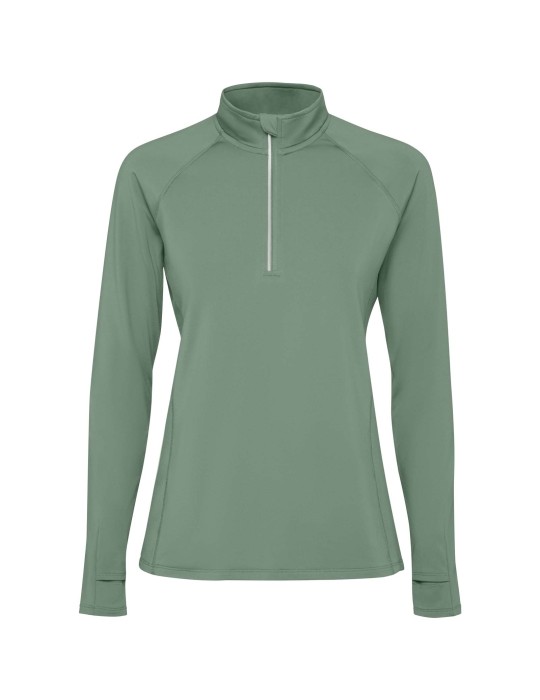 Sweatshirt de 200 g/m² Estambul à manches longues et demi-zip pour…