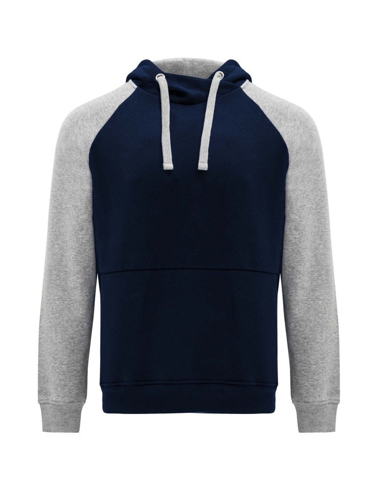 Sweat à capuche de 280 g/m² Badet unisexe bicolore