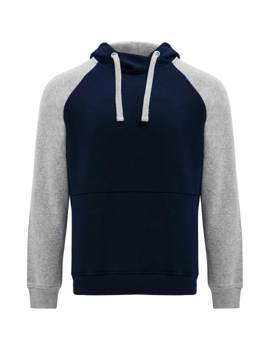 Sweat à capuche de 280 g/m² Badet unisexe bicolore