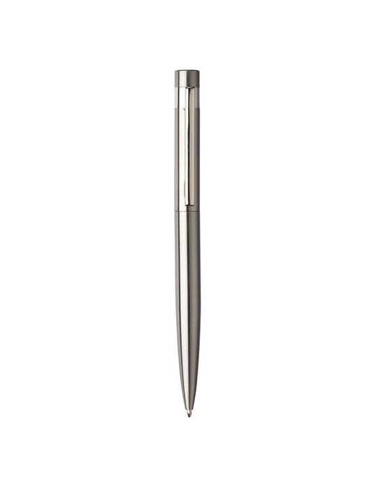 Stylo bille twist personnalisé en acier inoxydable recyclé Hannelore pas cher