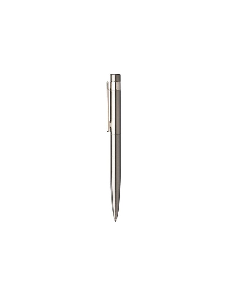 Stylo bille twist personnalisé en acier inoxydable recyclé Hannelore pas cher