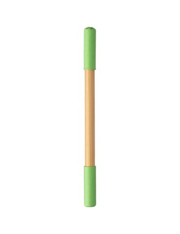 Crayon et Stylo en Bambou - Pratique Personnalisée pas cher