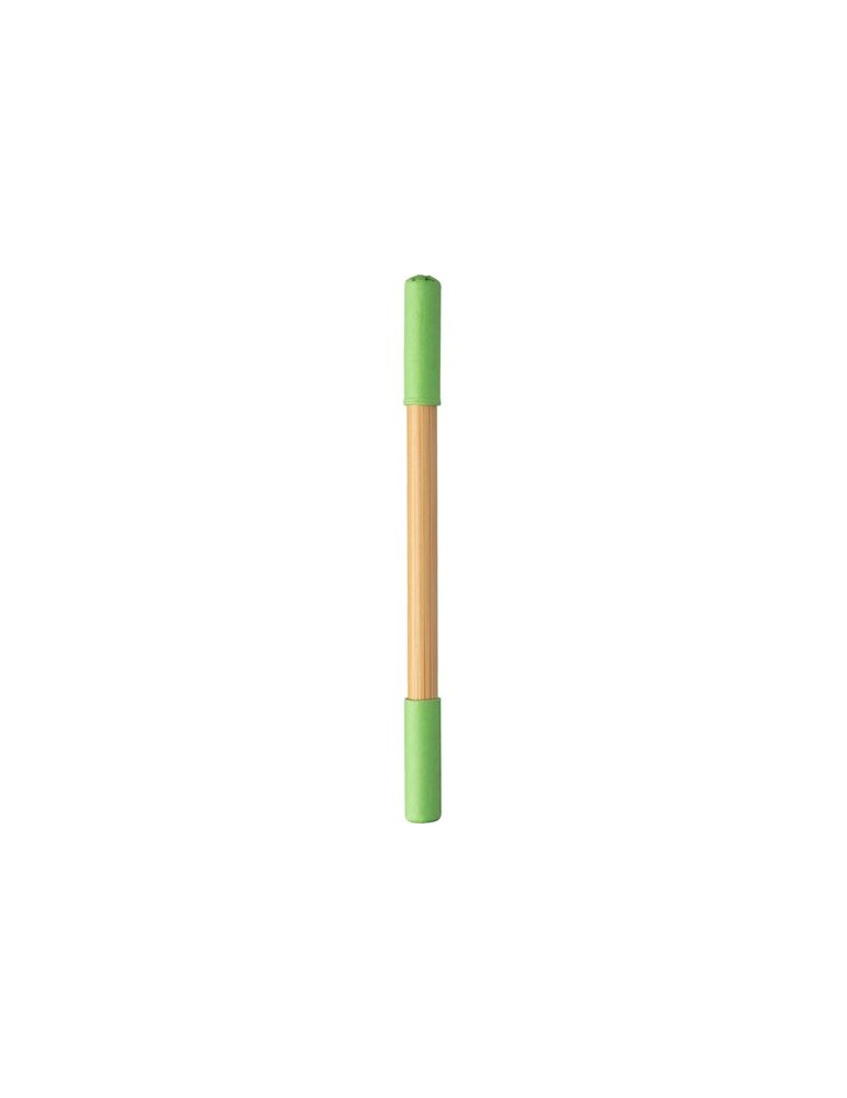 Crayon et Stylo en Bambou - Pratique Personnalisée pas cher