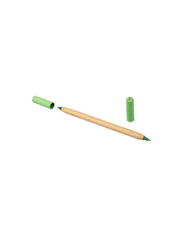 Crayon et Stylo en Bambou - Pratique Personnalisée pas cher