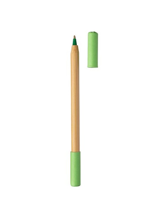 Crayon et Stylo en Bambou - Pratique Personnalisée pas cher