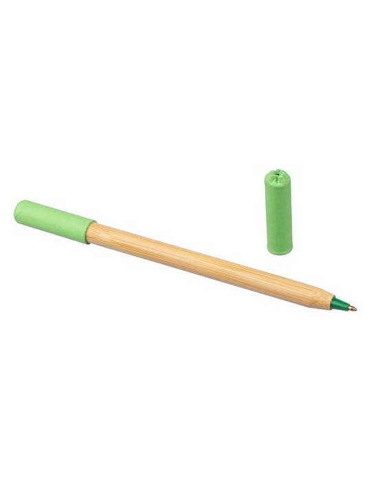 Crayon et Stylo en Bambou - Pratique Personnalisée pas cher