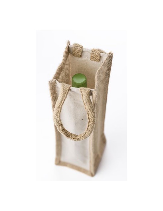 Sac à Vin en Coton Personnalisé - Brett, Cadeau Idéal