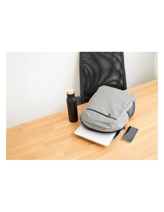 Sac à dos porte-ordinateur Personnalisé Glynn - Polyester 600D pas cher
