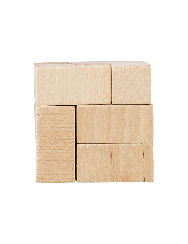 Jeu de cubes en bois Personnalisé - Amber | Cadeaux personnalisés
