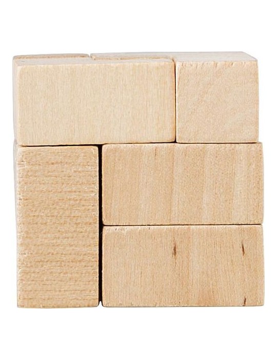 Jeu de cubes en bois Personnalisé - Amber | Cadeaux personnalisés