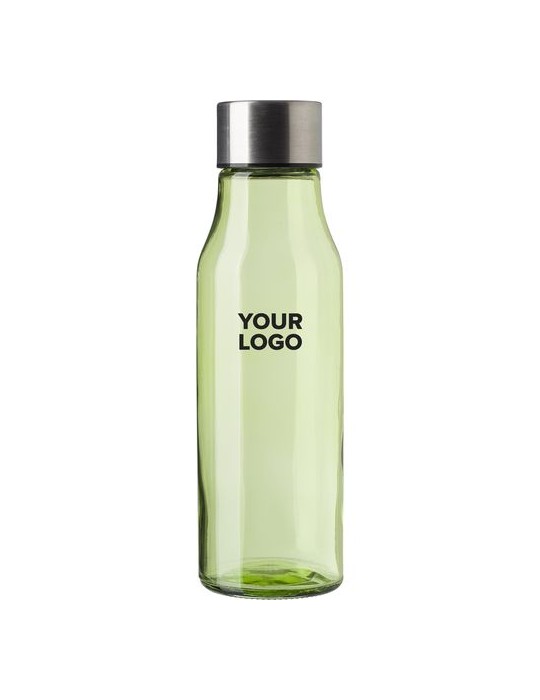 Bouteille Personnalisée en verre et inox Andrei - 500 ml pas cher