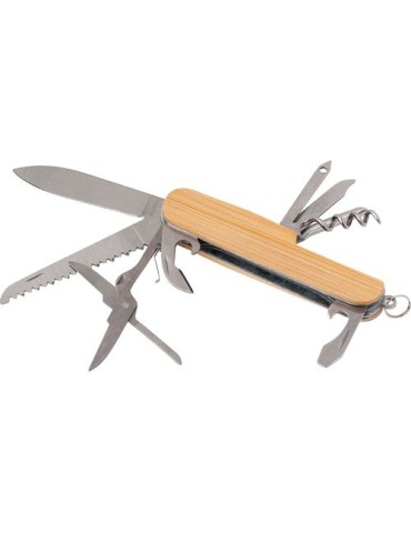Canif pratique et  en bambou Phoebe - Couteau 2