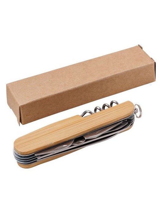 Canif pratique et  en bambou Phoebe - Couteau