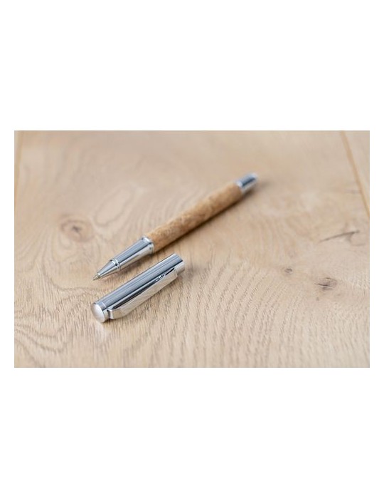 Parure stylo liège personnalisée Elmer - et élégante pas cher