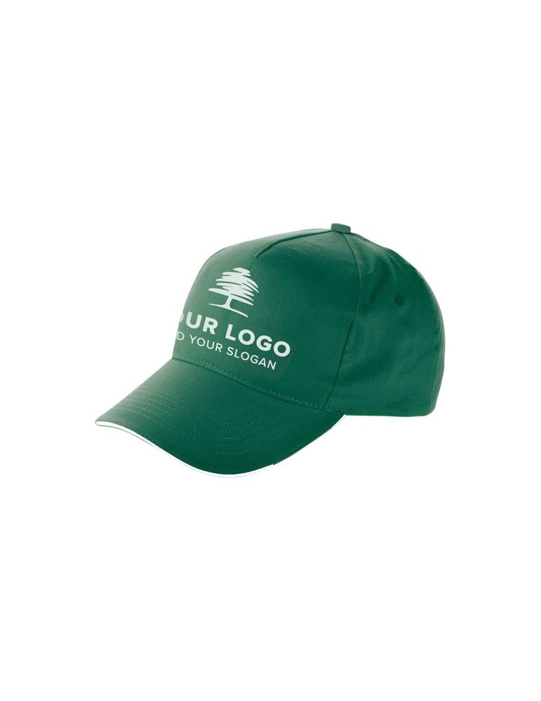Casquette Sandwich en Coton Personnalisable