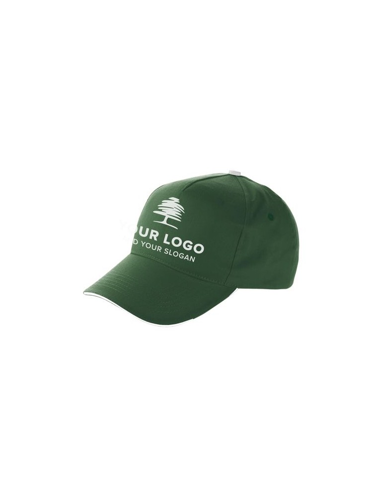 Casquette Sandwich en Coton Personnalisable