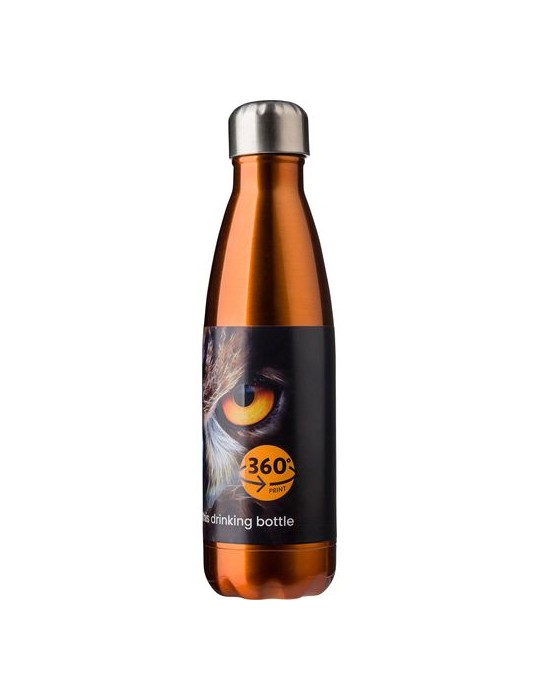 Gourde simple paroi 650 ml en acier inoxydable personnalisée