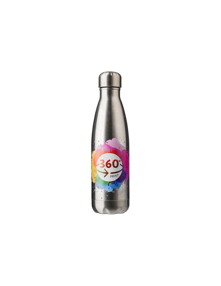 Gourde simple paroi 650 ml en acier inoxydable personnalisée