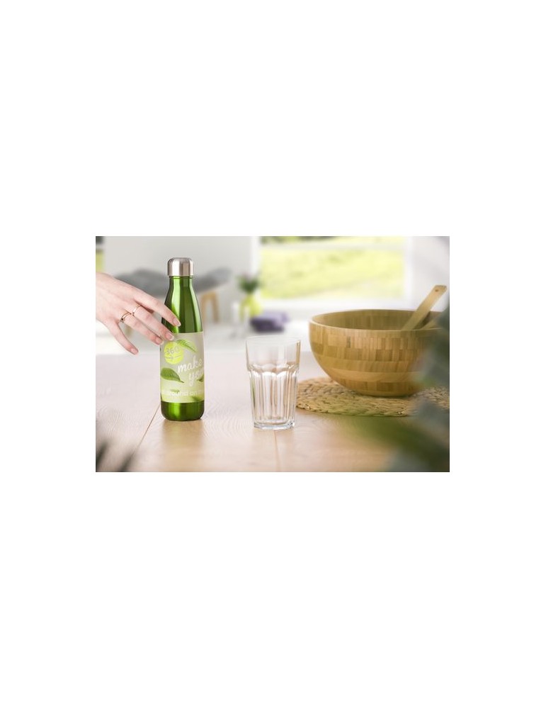 Gourde simple paroi 650 ml en acier inoxydable personnalisée