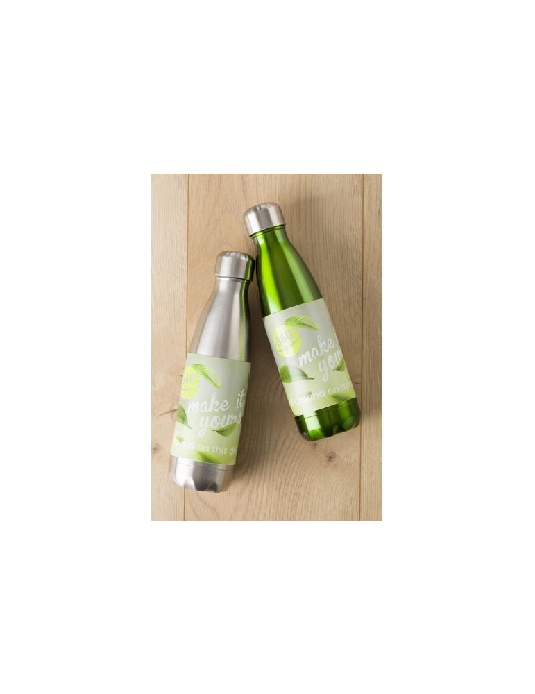 Gourde simple paroi 650 ml en acier inoxydable personnalisée