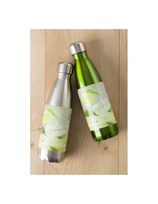 Gourde simple paroi 650 ml en acier inoxydable personnalisée