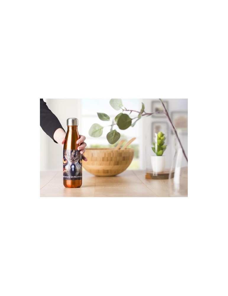 Gourde simple paroi 650 ml en acier inoxydable personnalisée