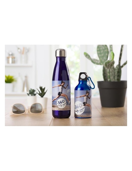 Gourde simple paroi 650 ml en acier inoxydable personnalisée