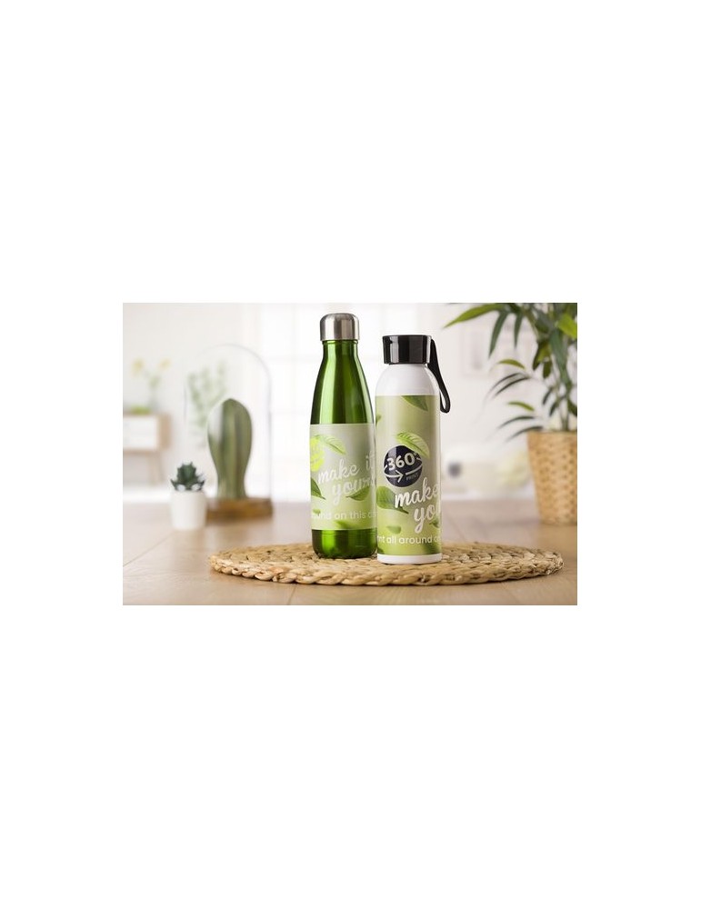 Gourde simple paroi 650 ml en acier inoxydable personnalisée