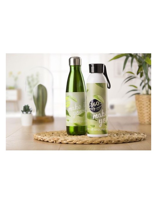Gourde simple paroi 650 ml en acier inoxydable personnalisée