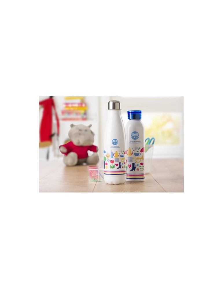 Gourde simple paroi 650 ml en acier inoxydable personnalisée