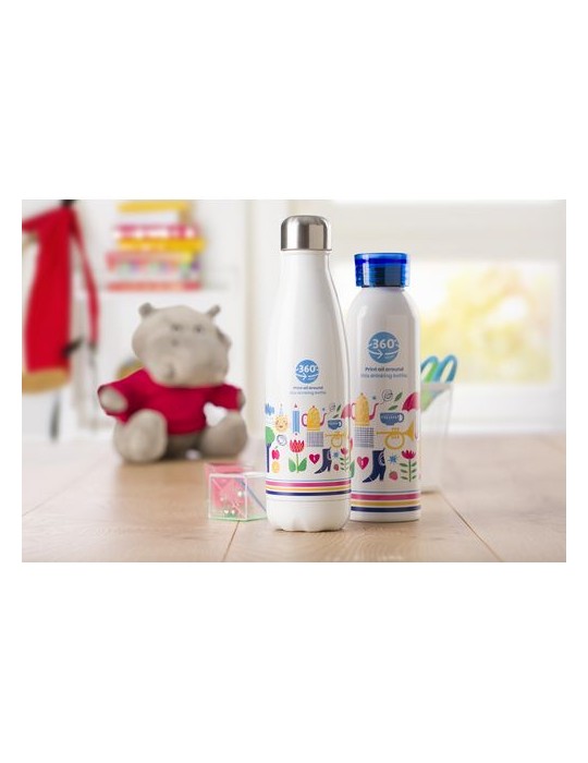 Gourde simple paroi 650 ml en acier inoxydable personnalisée