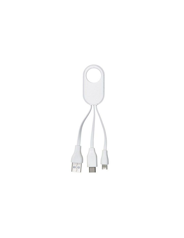 Câbles de charge adaptateurs pratiques personnalisés Pilar