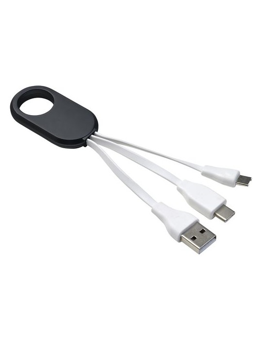 Câbles de charge adaptateurs pratiques personnalisés Pilar