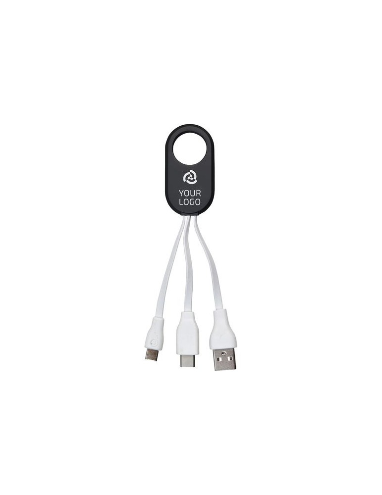Câbles de charge adaptateurs pratiques personnalisés Pilar